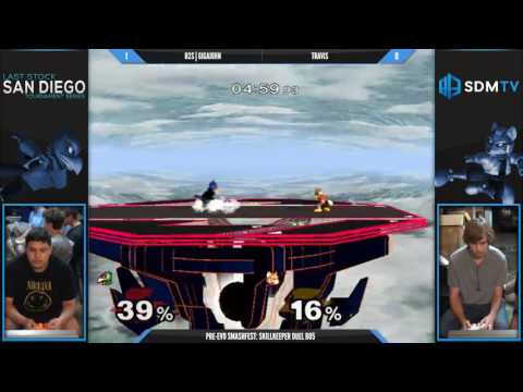 Pre-EVO Smashfest - B2S | Gigajohn (Falco) vs. Travis (Fox) - SSBM SkillKeeper Duel - Smash Melee