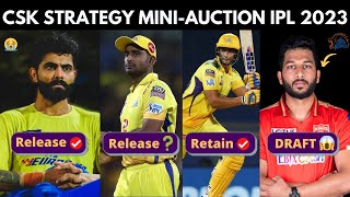 Angry Jadeja to Leave CSK before IPL 2023 ? CSK Mini Auction Strategy for IPL 2023