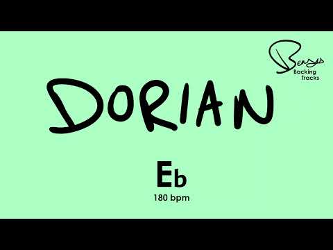 Dorian Eb - Backing Track  - Up Tempo - 180 bpm