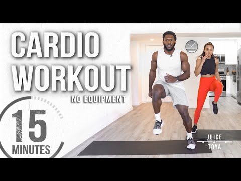 15 Minute Full Body Cardio Workout (No Equipment)