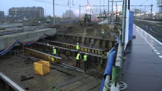 preview picture of video 'Foto Video Zutphen Nieuws  Nieuwe tunnels NS Station Zutphen deel 3'