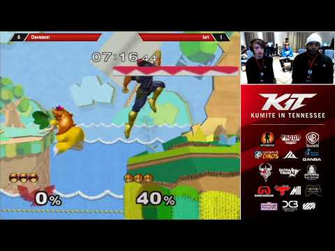 KIT18 - Iori (Peach) vs Davemon (Captain Falcon) - Melee Winners Finals