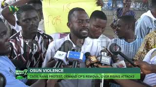 OSUN VIOLENCE: CSOs, NANS, GROUPS WANT IGP TO REMOVE CP IBRAHIM GOTAN OVER ALLEGED NEGLIGENCE