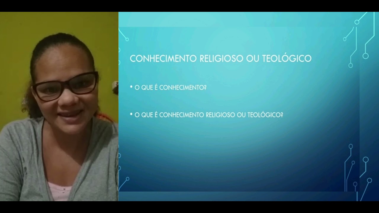 CONHECIMENTO RELIGIOSO OU TEOLÓGICO