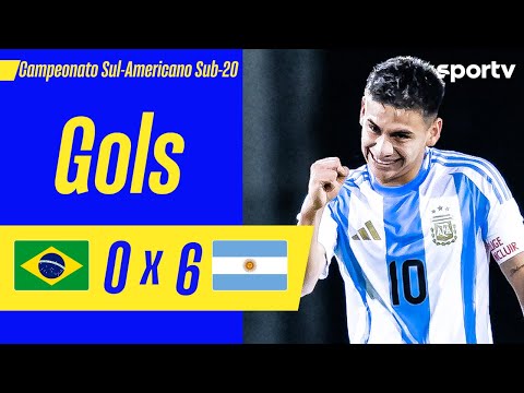 Gols e lances de Brasil x Argentina