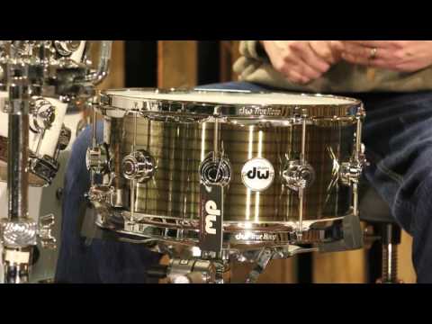 DW Vintage Steel Snare Drum 6.5x14 Brass Finish