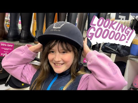 SHOPPING FOR MY FIRST HORSE RIDING HELMET