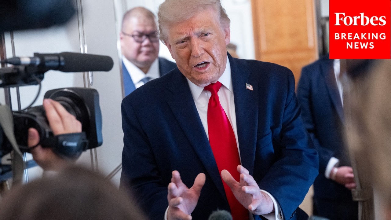 Video | FULL VIDEO: Trump Takes Questions About Iran War, Kennedy Center In AF1 Press Gaggle