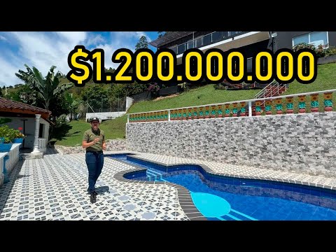 Casa Campestre en Sopetran con 4 HECTAREAS y cultivo de PLATANO 1200M