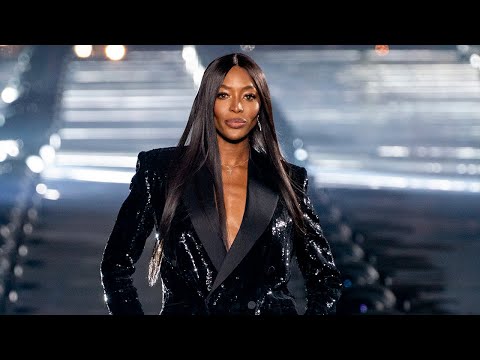 Browns takes PFW | Saint Laurent Paris SS20 ft Naomi Cambell to close the show