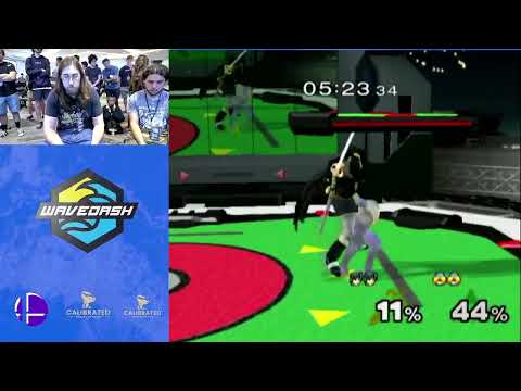 WaveDash 2023 Winners Round 2 - ZimD00D (Marth) Vs. Pensive (Sheik) - SSBM Tournament