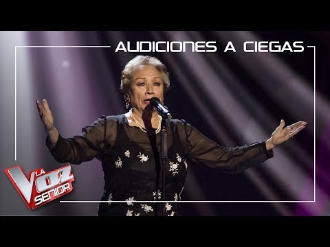 Maruja Garrido - 'El Bardo'  | Blind Auditions | The Voice Senior Of Spain Antena 3 2019