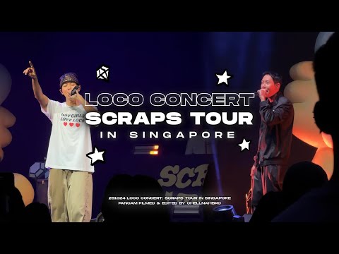 LOCO (로꼬) CONCERT: SCRAPS TOUR in SINGAPORE Full Fancam 251024
