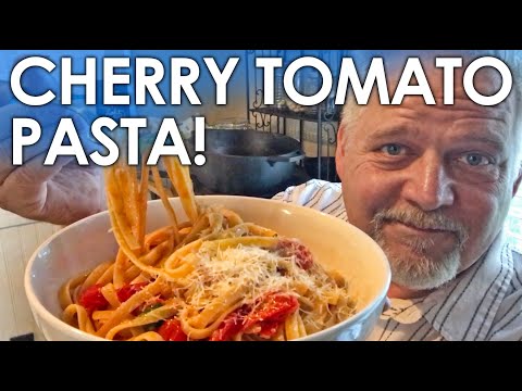 Cherry Tomato Pasta Recipe - Garden to Table || Black Gumbo