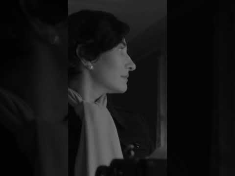 She types on an old typewriter—seems like a good start