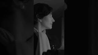 She types on an old typewriter—seems like a good start