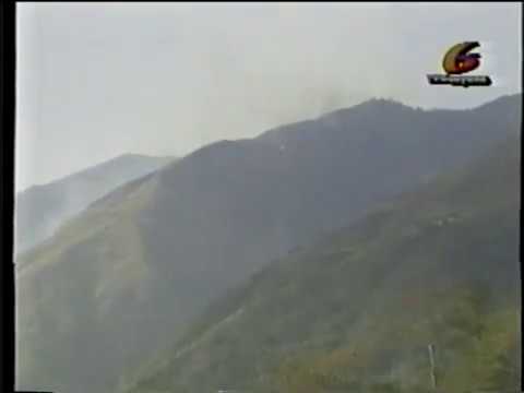 Incendios forestales en el Cerro El Ávila (Venezuela, año 2001)