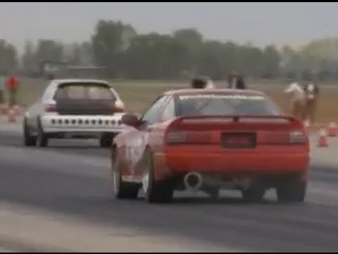 Toyota Supra Turbo 400 HP Vs. Honda Civic Drag Race