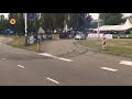 Erik van Loon gaat door de bocht op Ekkersrijt.