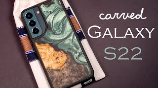 Samsung Galaxy S22 Wood Resin Carved Case Review