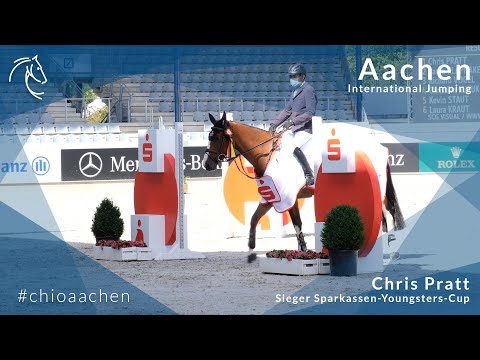 Aachen International Jumping: Chris Pratt siegt im Sparkassen-Youngsters-Cup