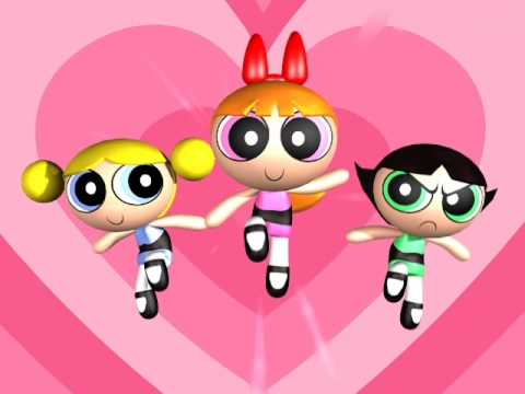 Powerpuff Girls PSOne intro in High res