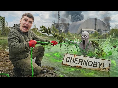 Vi fandt en radioaktiv sø fuld af farlige fund under magnetfiskeri ved Tjernobyl!