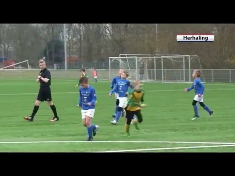 SV Houten F1 - SV Huizen F1 zaterdag 2 april 2016
