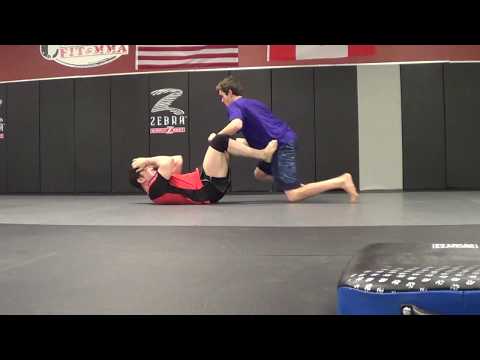 Street Reality Jiu-jitsu working Guard Punch Block Series & Upkicks vs Palm Strikes!