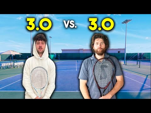 3.0 vs. 3.0 Beginner Tennis Match | Sunday Set #12