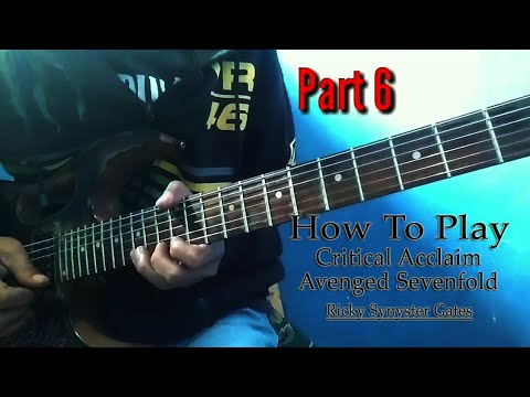 How to play Critical Acclaim Avenged Sevenfold (cover guitar)