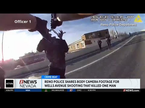 Reno Police shares body camera footage of what led to deadly shooting on Wells Avenue Bridge