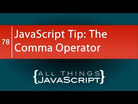 Javascript Comma Operator Expression