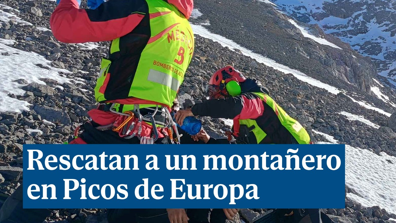 Rescatan a un montañero leonés tras cuatro días desaparecido en Picos de Europa