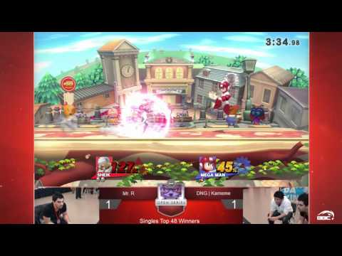 UGC Smash 4 Winners Top 48 - Mr. R (Sheik) vs. DNG l Kameme (Mega Man)