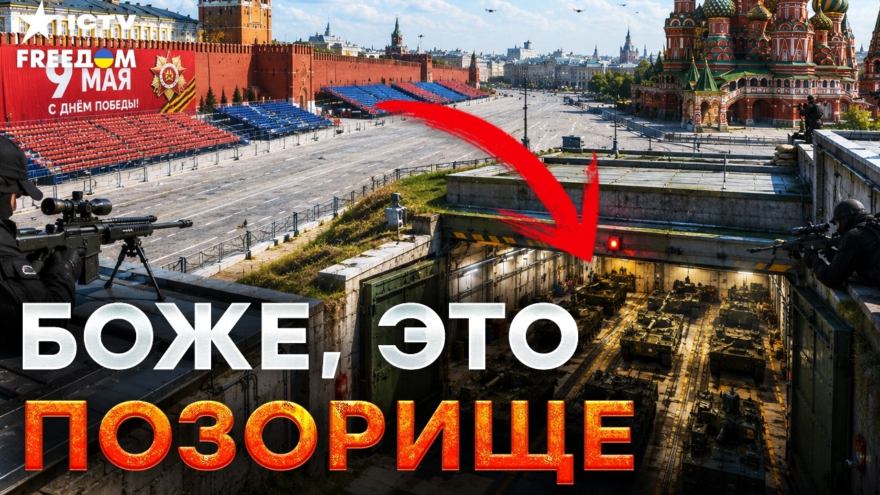 ВМЕСТО ТАНКОВ — ПУСТАЯ ПЛОЩАДЬ! ПОЗОРНАЯ РЕЧЬ ПУТИНА 9 МАЯ! ОБМАНУЛ ДАЖЕ ВЕТЕ