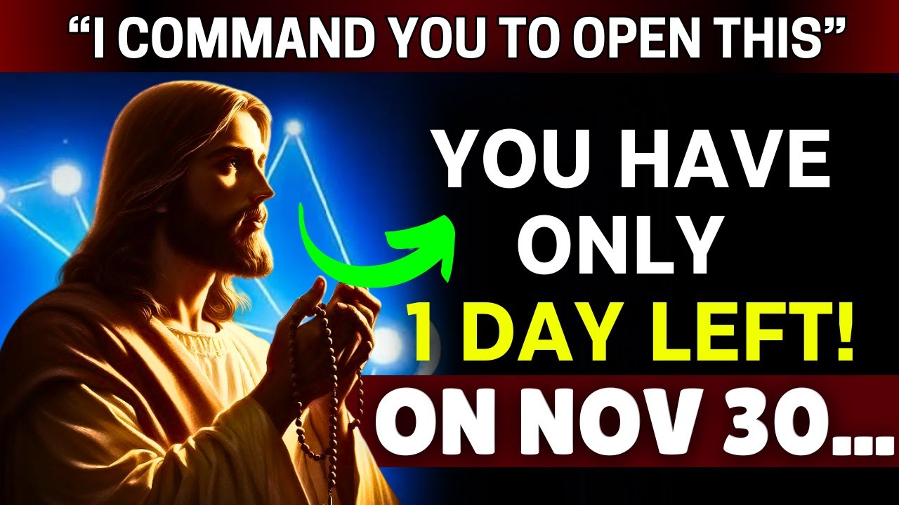 God Warns: "YOU HAVE ONLY 1 DAY LEFT...." God Says | God Message Today | Gods Message Now | EP-23