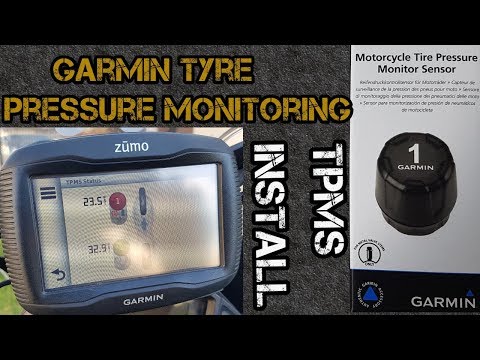 Garmin Tyre Pressure Monitoring Install. Africa Twin