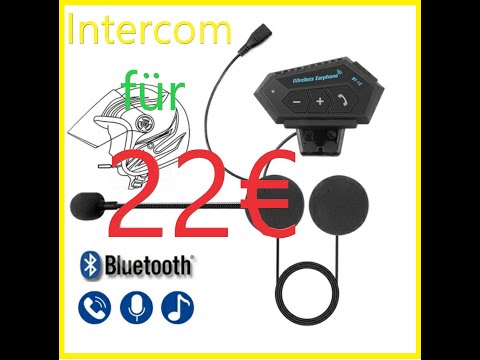 Intercom Wireless Earphone BT-12 | Alternative zu teuren Marken - 22€ SENA Killer?   |Kawasaki Z125