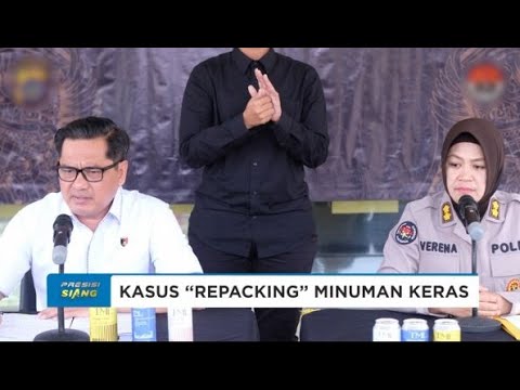POLDA DIY BERHASIL UNGKAP KASUS REPACKING MINUMAN KERAS