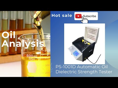 BDV-1001D Dielectric Oil Strenth Test Automatic Transformer Oil BDV Tester