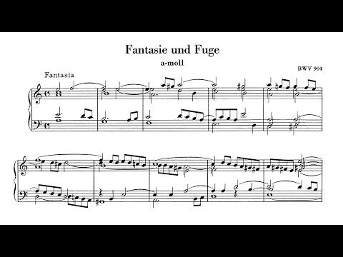 JS Bach: Fantasia and Fugue in A minor BWV 904 - Jean Louis Steuerman, 1986