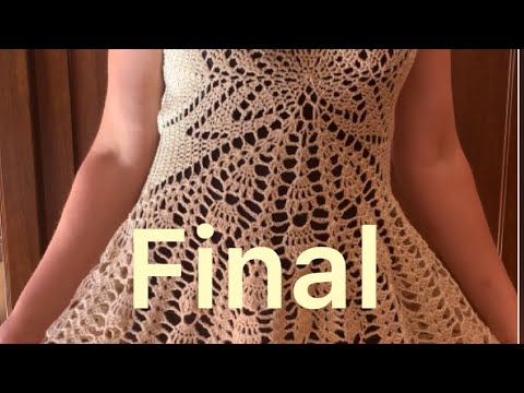 Rochie croșetată rândunică final