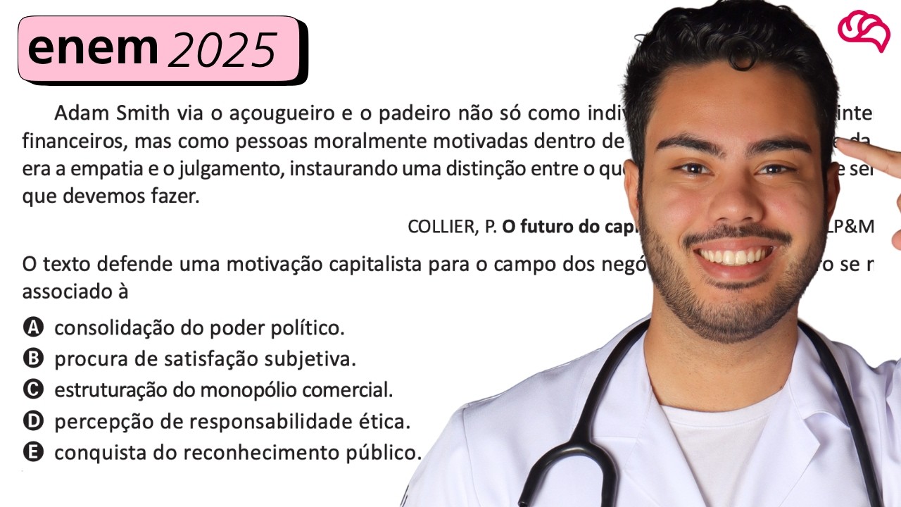 Resolução em Vídeo — Questão 60 ENEM 2025
