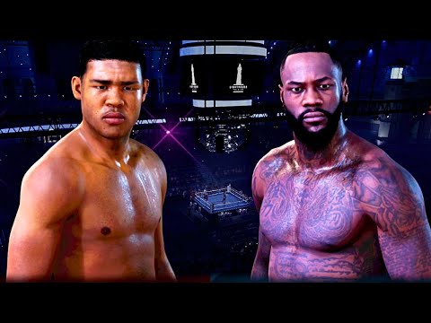 Joe louis vs Deontay Wilder FULL FIGHT | Undisputed Boxing Game AI Simulation (CPU vs CPU)