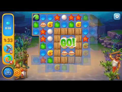 Fishdom level 385 Gameplay (iOS Android)