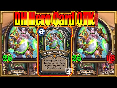 New DH Hero Card OTK COMBO In Standard! Kurtrus Is⭐5 Stars Fractured in Alterac Valley | Hearthstone