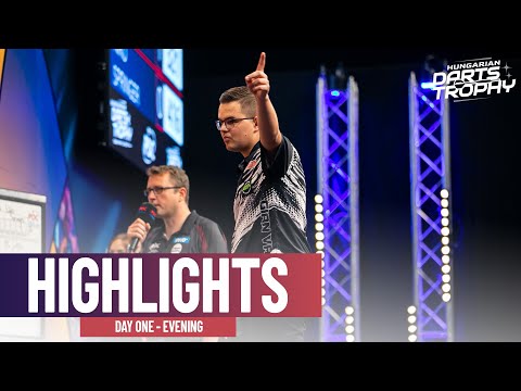 DOWN TO BUSINESS! | 2025 Hungarian Darts Trophy | Day One Evening Highlights
