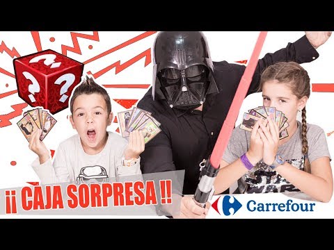 🔴  ¡¡Carrefour RETO con CAJA SORPRESA de Star Wars 8 ¿¿Qué habrá dentro??