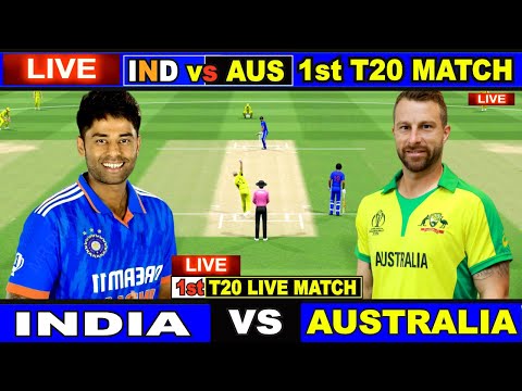 Live: IND Vs AUS, 1st T20 Match | Live Scores & Commentary | India Vs Australia | 1st Innings